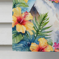 Fox Terrier Luau House Flag