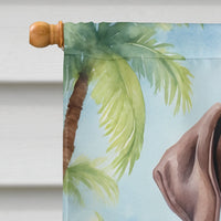 German Shorthaired Pointer Luau House Flag