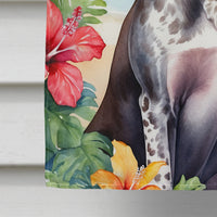 German Shorthaired Pointer Luau House Flag