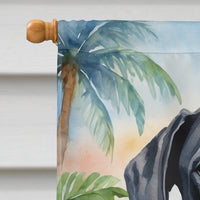 Great Dane Luau House Flag