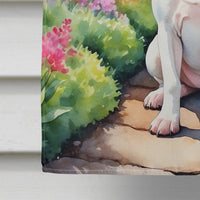 English Bull Terrier Spring Path House Flag