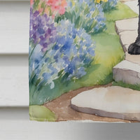 Giant Schnauzer Spring Path House Flag
