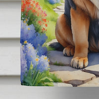 Tibetan Mastiff Spring Path House Flag
