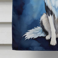 Borzoi My Angel House Flag
