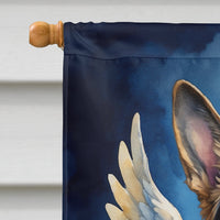 German Shepherd My Angel House Flag