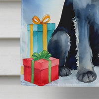 Giant Schnauzer Pointer Christmas Reindeer House Flag