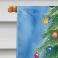 Havanese Christmas Reindeer House Flag