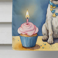 Fox Terrier Happy Birthday House Flag
