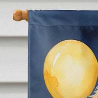 Golden Retriever Happy Birthday House Flag