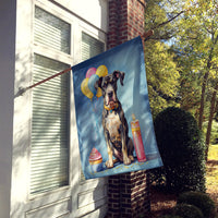 Great Dane Happy Birthday House Flag