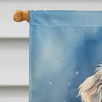 Great Pyrenees Happy Birthday House Flag