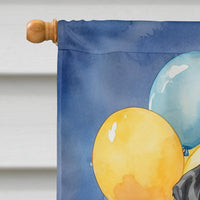 Greater Swiss Mountain Dog Happy Birthday House Flag