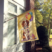 Welsh Springer Spaniel Happy Birthday House Flag