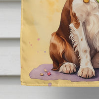 Welsh Springer Spaniel Happy Birthday House Flag
