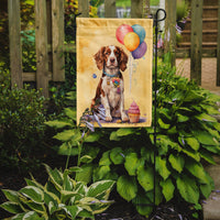 Welsh Springer Spaniel Happy Birthday Garden Flag