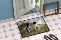 Two Springer Spaniels by Michael Herring Indoor or Outdoor Mat 24x36 HMHE0001JMAT