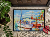 Towering Q Sailboat Indoor or Outdoor Mat 24x36 JMK1088JMAT