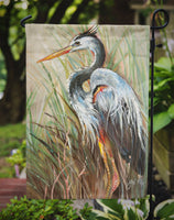 Blue Heron Gazing West Flag Garden Size JMK1149GF