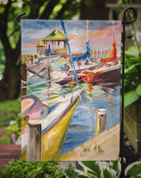 Boat Docks Sailboats Flag Garden Size JMK1151GF