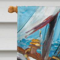 Pain Killer Sailboat Race Flag Canvas House Size JMK1155CHF