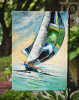 Cruising the Coast Sailboats Flag Garden Size JMK1163GF