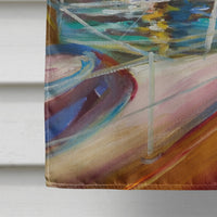 Purple Sailboats Flag Canvas House Size JMK1165CHF