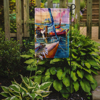Purple Sailboats Flag Garden Size JMK1165GF
