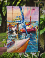 Purple Sailboats Flag Garden Size JMK1165GF