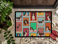 Lots of Liver English Springer Spaniel Indoor or Outdoor Mat 18x27
