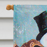 Christmas Tree Friends Snowman Flag Canvas House Size PJC1008CHF