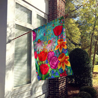 Bright Spring Flowers Flag Canvas House Size PPD3012CHF