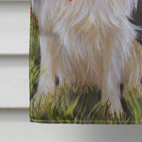 Border Collie Patrol Flag Canvas House Size PPP3029CHF