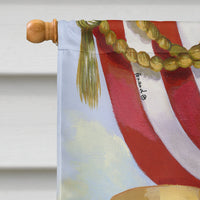 Boston Terrier USA Flag Canvas House Size PPP3038CHF