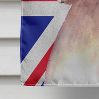 Boxer Cooper with English Union Jack British Flag Flag Canvas House Size RDR3030CHF