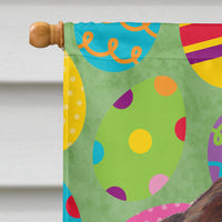 Welsh Springer Spaniel Easter Eggtravaganza Flag Canvas House Size