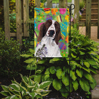 Welsh Springer Spaniel Easter Eggtravaganza Flag Garden Size
