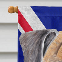 Boxer with English Union Jack British Flag Flag Canvas House Size SC9847CHF