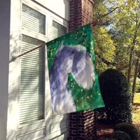 Schnauzer Flag Canvas House Size