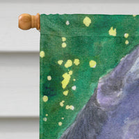 Schnauzer Flag Canvas House Size