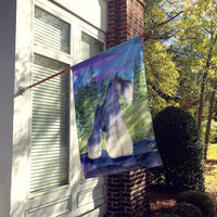 Schnauzer Flag Canvas House Size