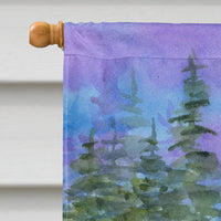Schnauzer Flag Canvas House Size