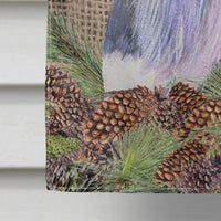 Schnauzer Flag Canvas House Size