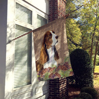 Springer Spaniel Flag Canvas House Size