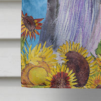 Schnauzer Flag Canvas House Size