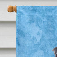 Schnauzer Flag Canvas House Size