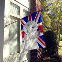 Boxer with English Union Jack British Flag Flag Canvas House Size SS4951CHF