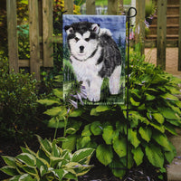 Alaskan Malamute Flag Garden Size