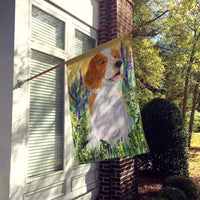 Welsh Springer Spaniel Flag Canvas House Size