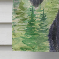 Schnauzer Flag Canvas House Size