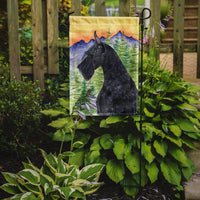 Schnauzer Flag Garden Size